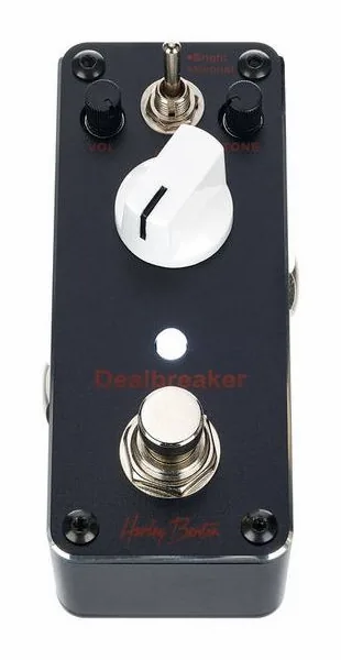 Harley Benton MiniStomp Dealbreaker, connettori sul retro dell'unita