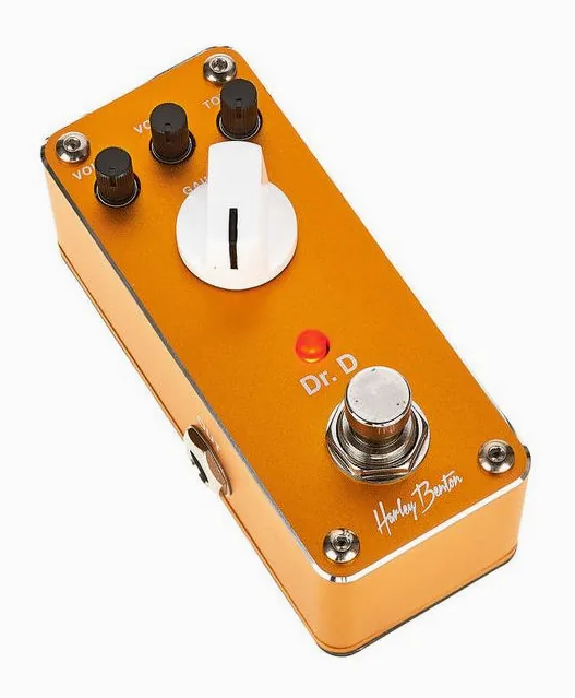 Harley Benton MiniStomp Dr. D, ingressi e uscite laterali