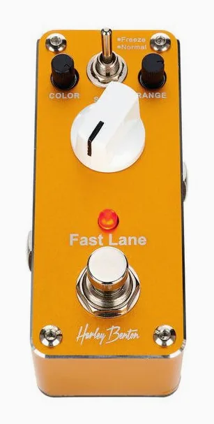 Harley Benton MiniStomp Fast Lane, grafica del pannello superiore