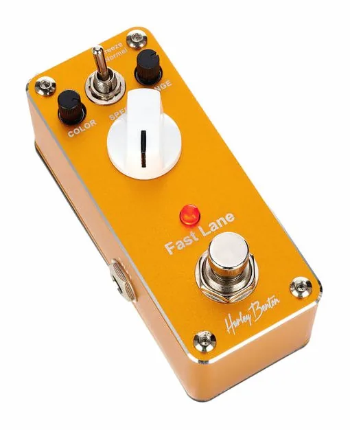 Harley Benton MiniStomp Fast Lane, grafica del pannello superiore