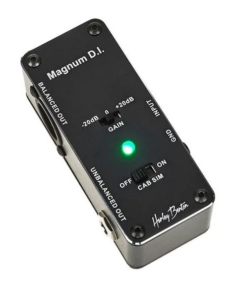 Harley Benton MiniStomp Magnum D.I., ingressi e uscite laterali