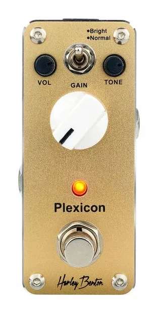 Harley Benton MiniStomp Plexicon, manopole viste dall'alto