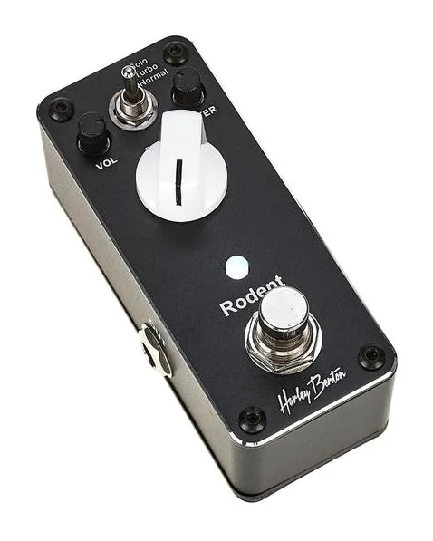 Harley Benton MiniStomp Rodent, manopole viste dall'alto