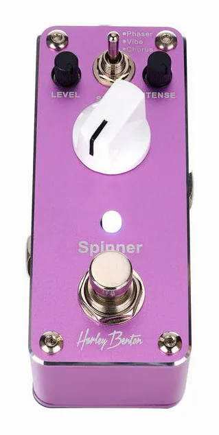 Harley Benton MiniStomp Spinner, grafica del pannello superiore