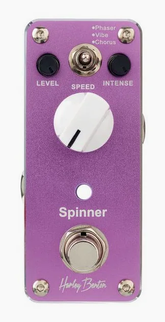 Harley Benton MiniStomp Spinner, connettori sul retro dell'unita