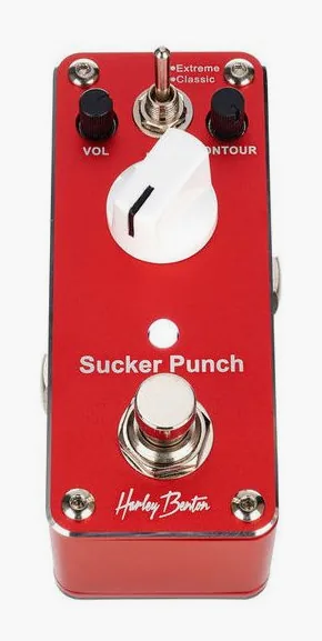 Harley Benton MiniStomp Sucker Punch, grafica del pannello superiore