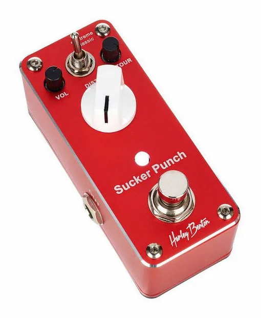Harley Benton MiniStomp Sucker Punch, grafica del pannello superiore
