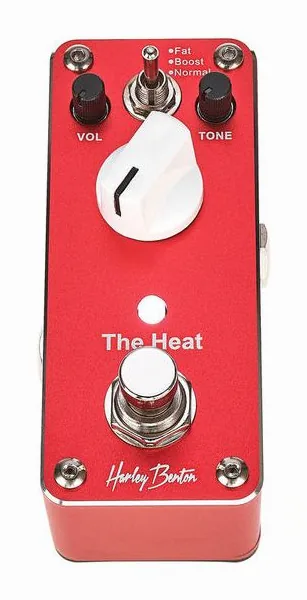 Harley Benton MiniStomp The Heat, grafica del pannello superiore