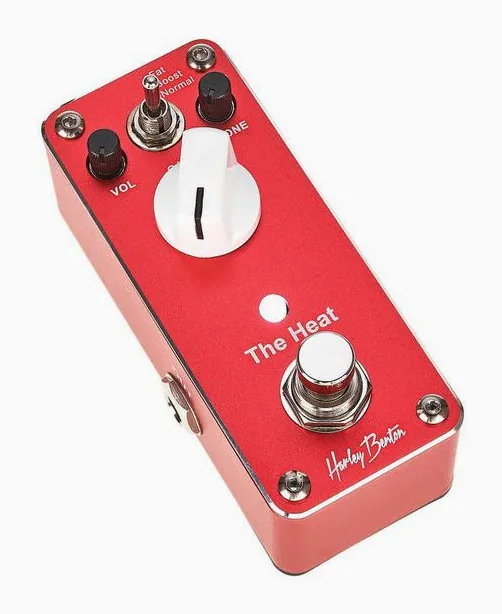 Harley Benton MiniStomp The Heat, grafica del pannello superiore