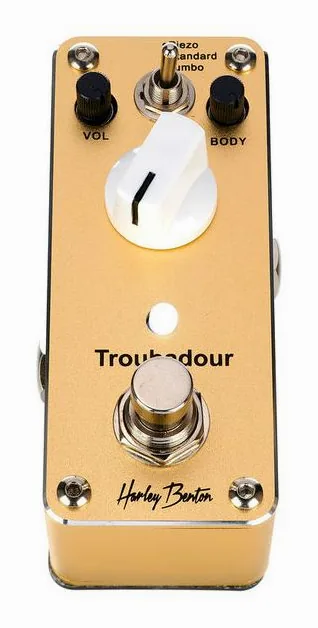 Harley Benton MiniStomp Troubadour, grafica del pannello superiore