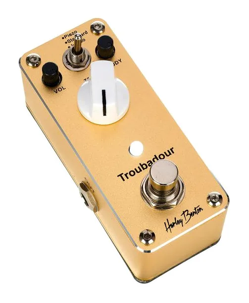 Harley Benton MiniStomp Troubadour, ingressi e uscite laterali