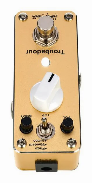Harley Benton MiniStomp Troubadour, ingressi e uscite laterali