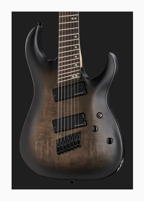 Harley Benton MultiScale-7 BBB, paletta con meccaniche e logo