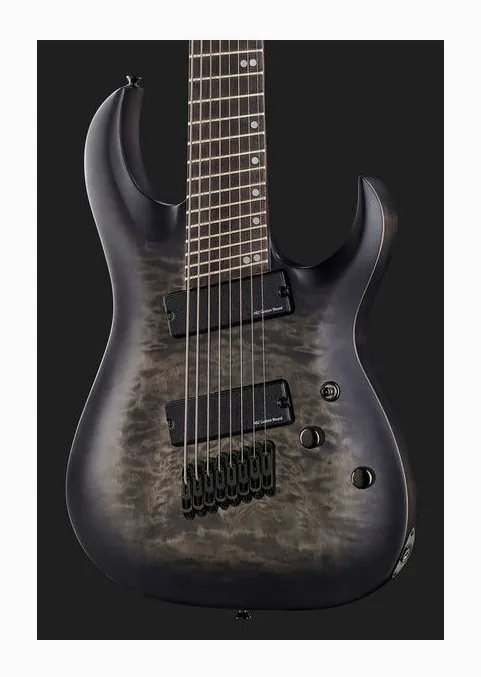 Harley Benton MultiScale-8 QBB, ponte e meccaniche di intonazione