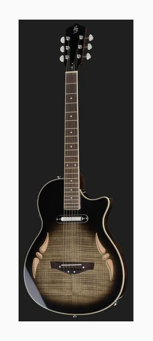 Harley Benton  Nashville-Steel, vista posteriore del corpo