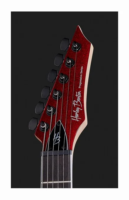 Harley Benton R-446 Blood Metallic, capotasto e prime posizioni della tastiera