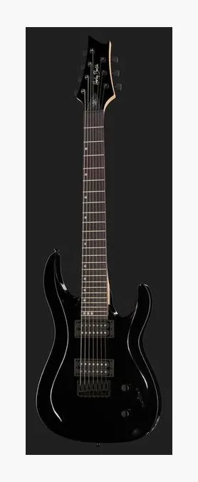 Harley Benton R-457 BK Progressiv Series, corpo e verniciatura in primo piano