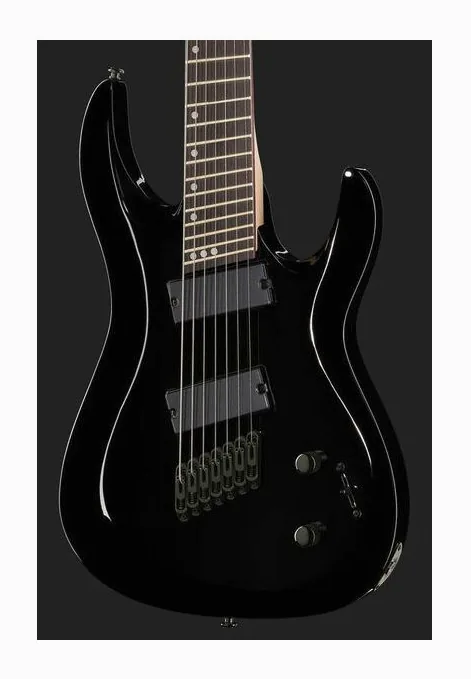 Harley Benton R-457BK MultiScale, vista posteriore del corpo