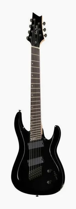 Harley Benton R-457BK MultiScale visto di fronte