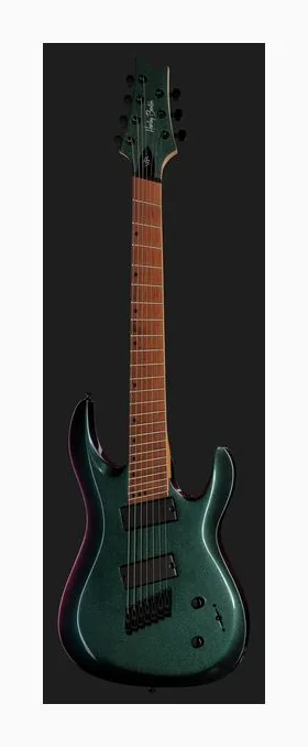 Harley Benton R-457FFB Roasted MultiScale, corpo e verniciatura in primo piano