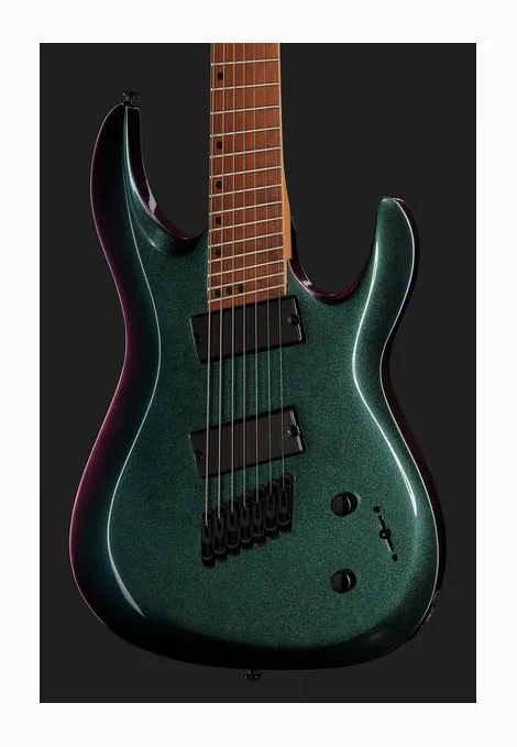 Harley Benton R-457FFB Roasted MultiScale, corpo e verniciatura in primo piano
