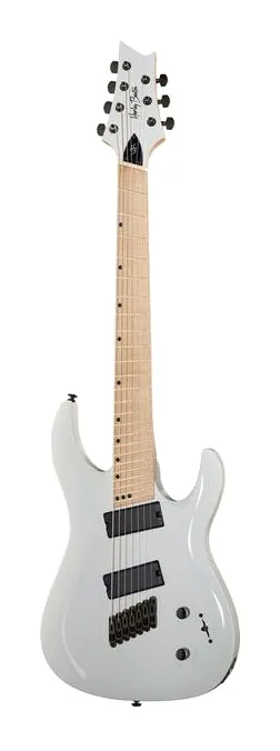 Harley Benton R-457MN WH MultiScale in primo piano frontale
