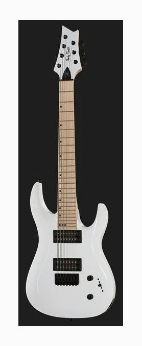 Harley Benton R-457MN WH Progressive Series, manico e tastiera visti di lato