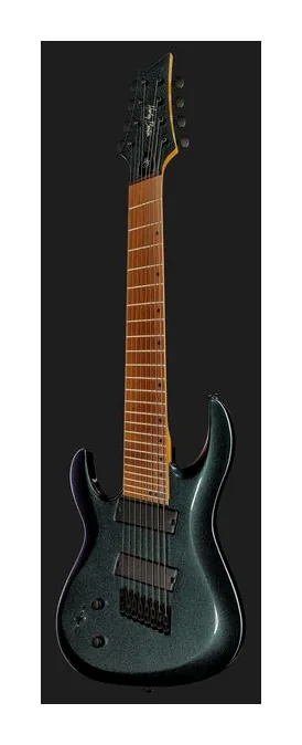 Harley Benton R-458FFB LH Roasted MultiScale, corpo e verniciatura in primo piano