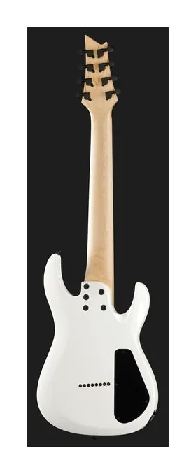 Harley Benton R-458MN LH WH, corpo e verniciatura in primo piano