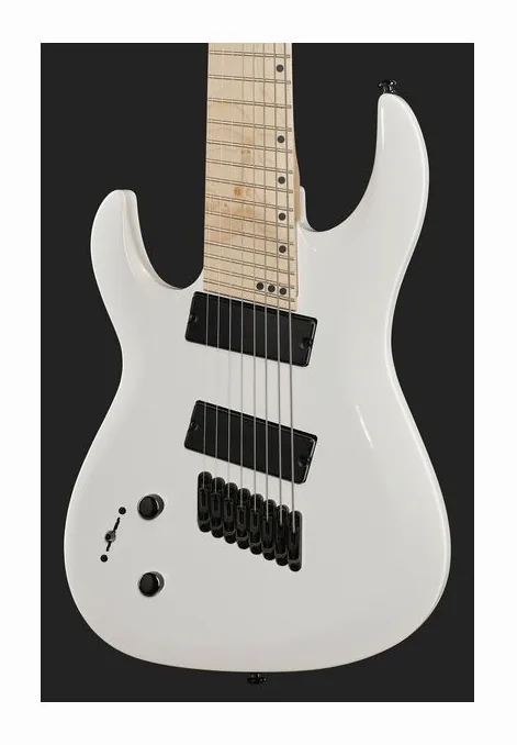 Harley Benton R-458MN LH WH MultiScale, paletta con meccaniche e logo