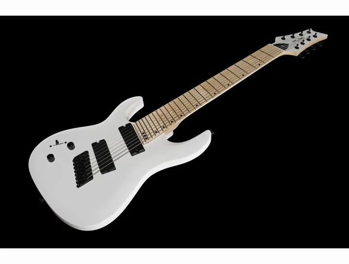 Harley Benton R-458MN LH WH MS w/Bag, curve del body viste dall'alto