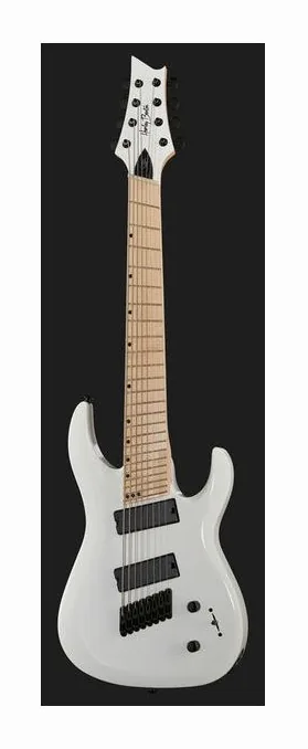 Harley Benton R-458MN WH MultiScale, corpo e verniciatura in primo piano