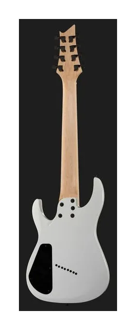 Harley Benton R-458MN WH MultiScale, corpo e verniciatura in primo piano