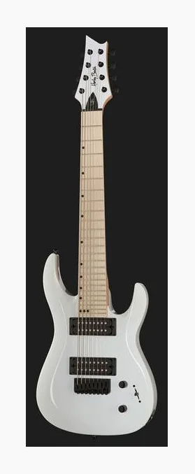 Harley Benton R-458MN WH Progressive Series, paletta con meccaniche e logo