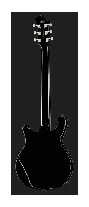 Harley Benton RB-600BK Classic Series, paletta con meccaniche e logo