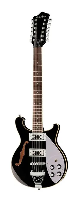 Harley Benton RB-612BK Classic Series in primo piano frontale