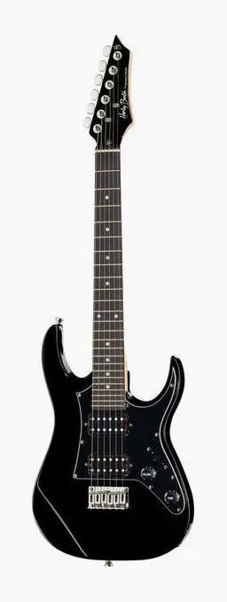 Harley Benton RG-Junior BK Rock Series visto di fronte