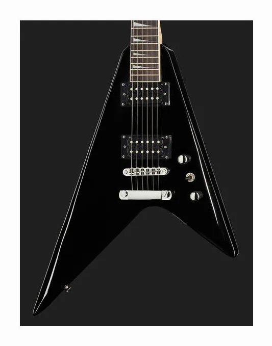 Harley Benton RX-10 BK Rock Series, curve del body viste dall'alto