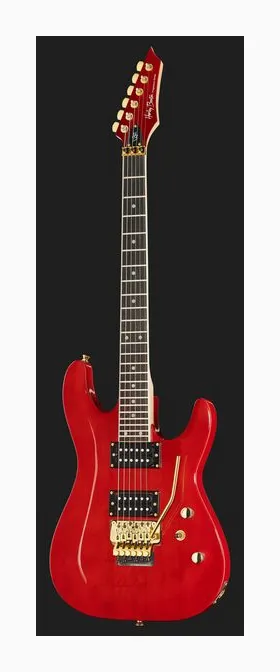 Harley Benton S-620 TR Rock Series, curve del body viste dall'alto