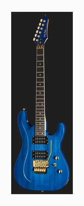 Harley Benton S-620 TB Rock Series, corpo e verniciatura in primo piano