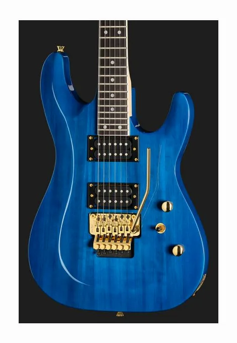 Harley Benton S-620 TB Rock Series, paletta con meccaniche e logo