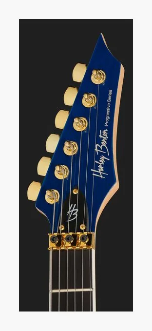 Harley Benton S-620 TB Rock Series, paletta con meccaniche e logo