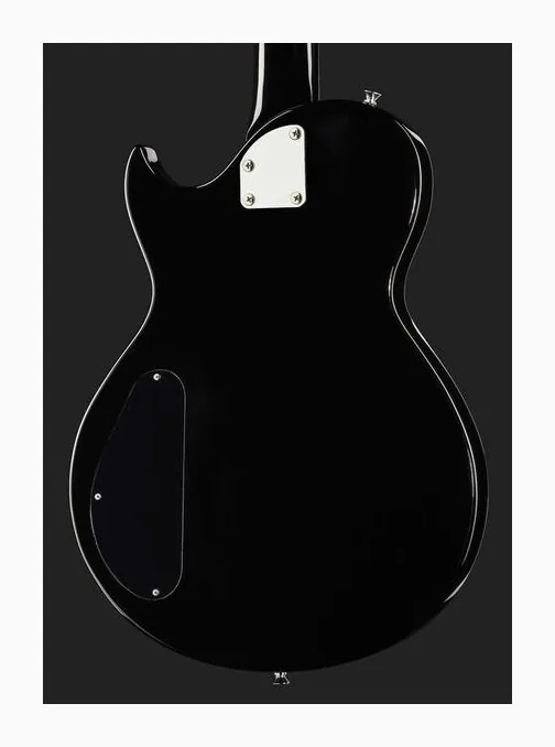 Harley Benton SC-200 BK Student Series, corpo e verniciatura in primo piano