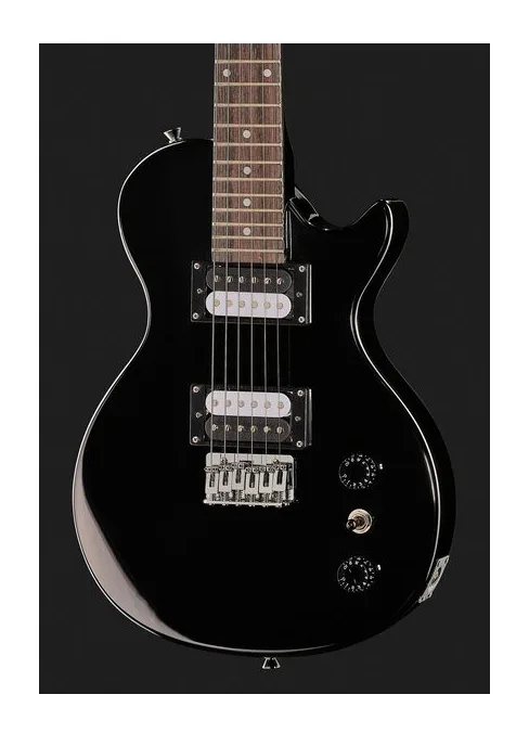 Harley Benton SC-200BK Mini, paletta con meccaniche e logo
