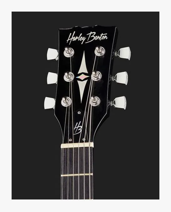Harley Benton SC-200LH BK Student Series, vista posteriore del corpo