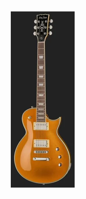 Harley Benton SC-Custom III Gold Top, vista posteriore del corpo