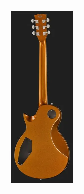 Harley Benton SC-Custom III Gold Top, pickup e manopole dei controlli