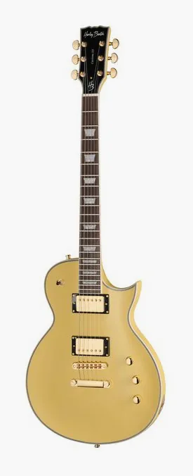 Harley Benton SC-Custom III Moritz Yellow in primo piano frontale