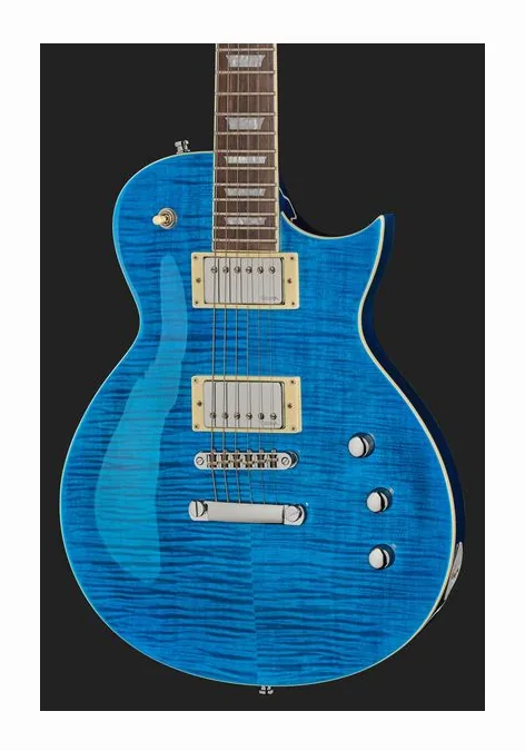 Harley Benton SC-Custom III Ocean Flame, profilo laterale del corpo
