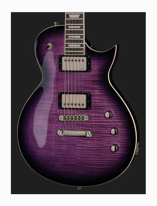 Harley Benton SC-Custom III Purple Burst, profilo laterale del corpo